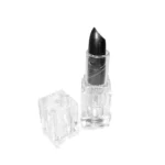 Midnight Obsidian Lipstick | Black Shimmer Gothic Lip Color