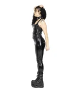 Glossy Black Gothic Catsuit | XS | Demonyx - Image 3