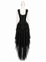 Midnight Lace Corset Gothic Dress - Image 2